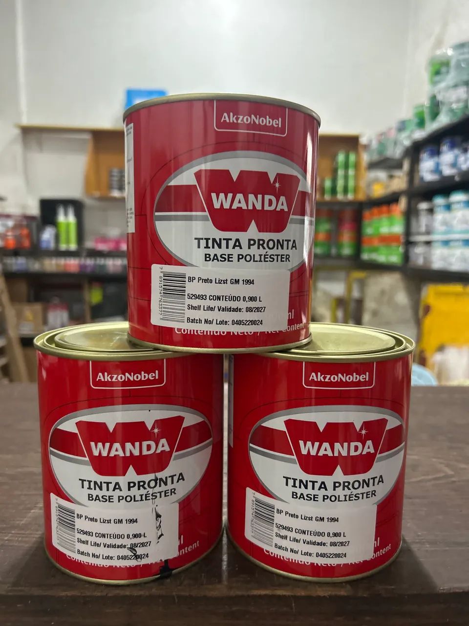 Preto Lizst GM Base Poliéster Wanda 