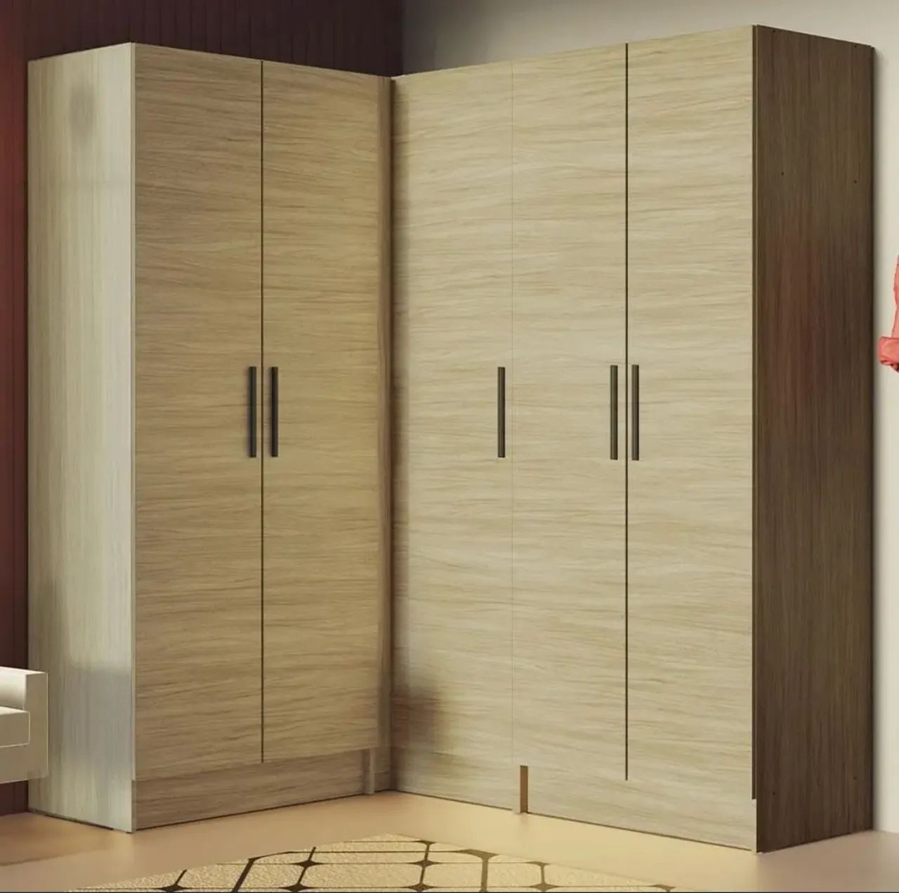 Guarda Roupa Modulado de Canto Madesa