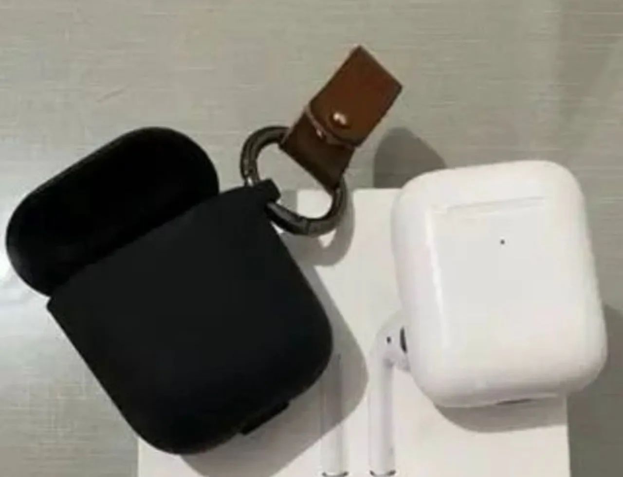 Fone de Ouvido Apple mais case emborrachado original 