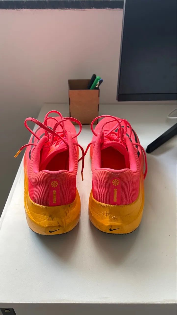 Tênis Nike Zoom Fly 5 Rosa/Laranja - Foto 5
