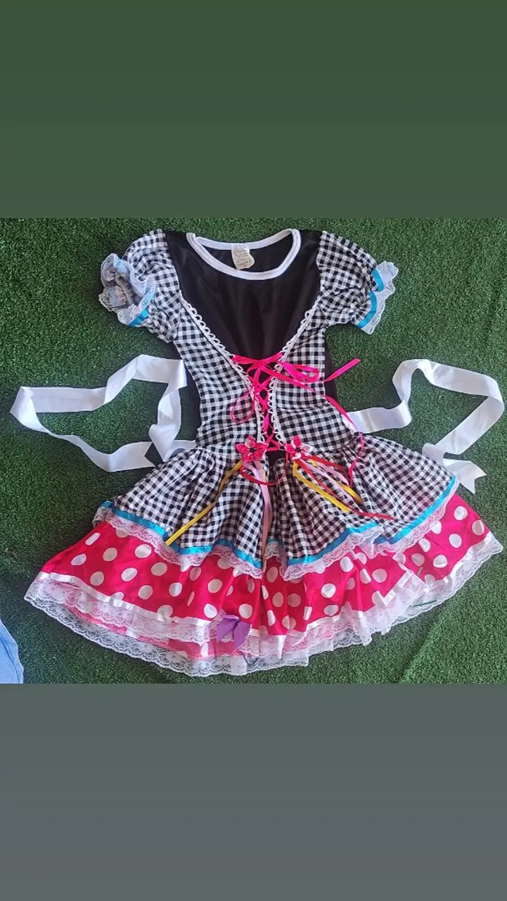 Vestido Infantil Festa Junina