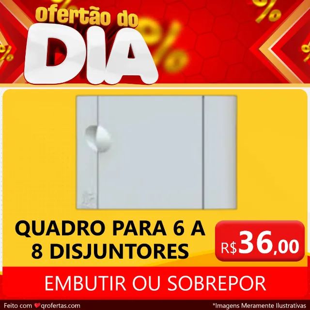 QUADRO PARA 6/8 DISJUNTORES - TAF - CERTIFICADO PELO INMETRO  - Foto 5
