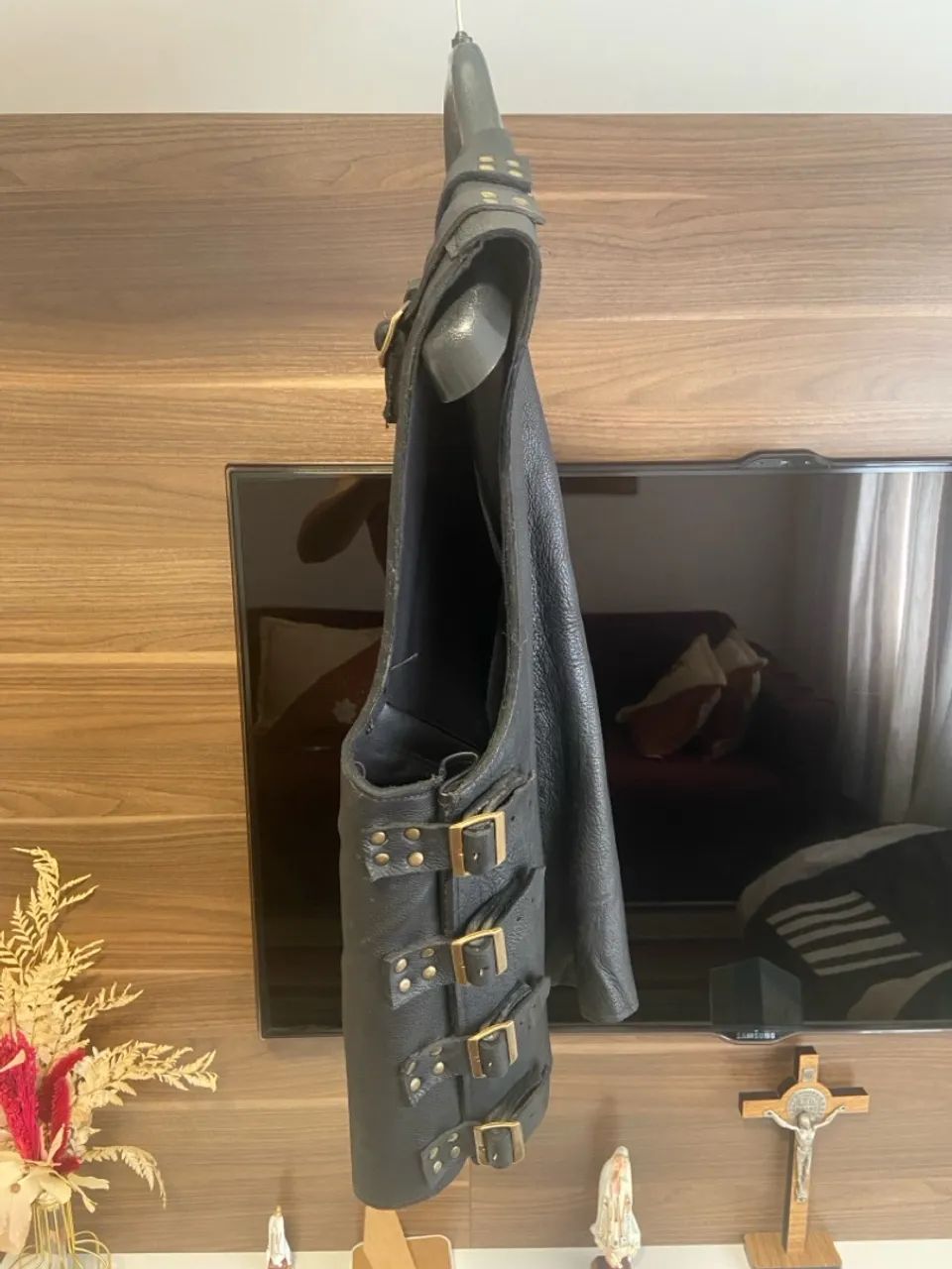 Colete Artesanal de Couro para Moto Clube - Foto 4
