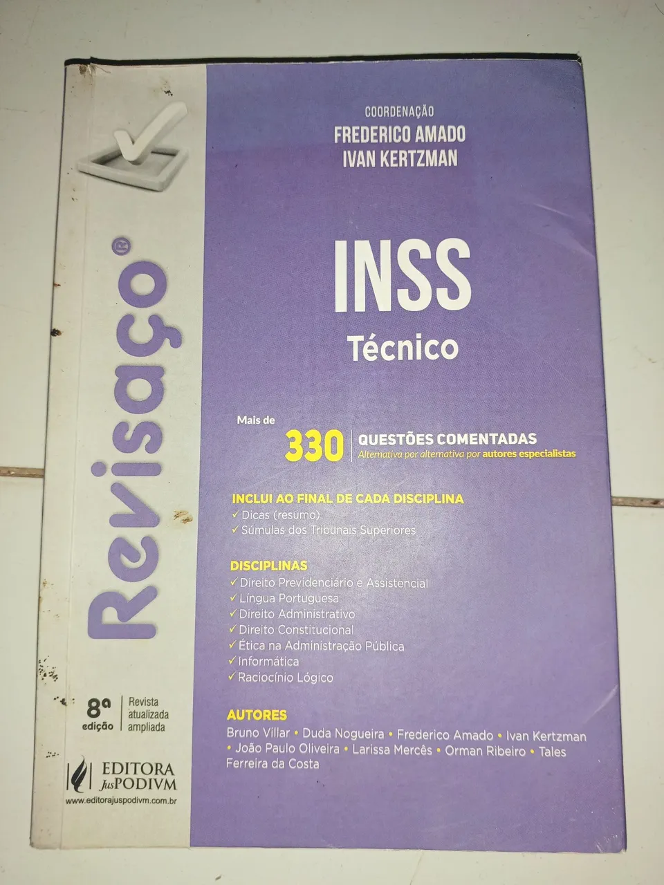 INSS Técnico - Revisaço - 8ª Edição - Juspodivm