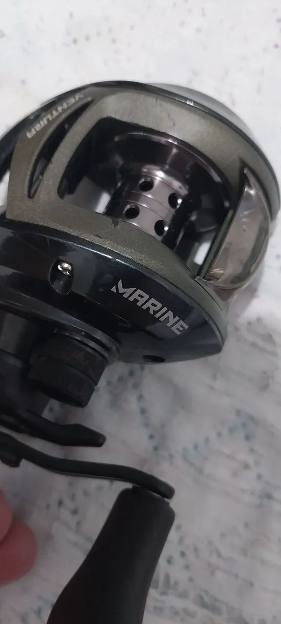 Kit pesca Carretilha marine sport gto ventura vara 1,80 fibra carbono  - Foto 3