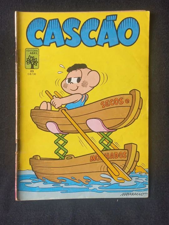 Gibi cascão. Kit 4 gibis antigos do cascão  - Foto 4