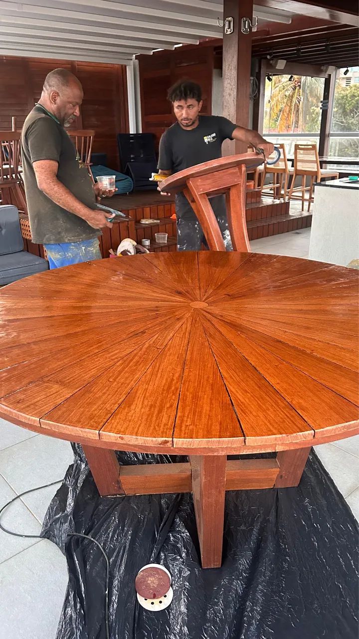 Deixe sua mesa de madeira antiga com brilho e eternizada  - Foto 3