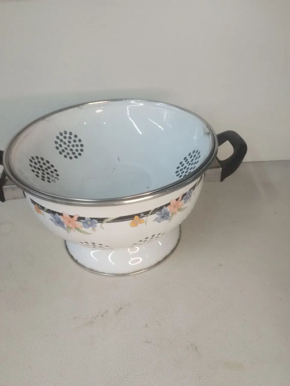 Panela de Cozinha Vintage com Decoração Floral - Foto 2