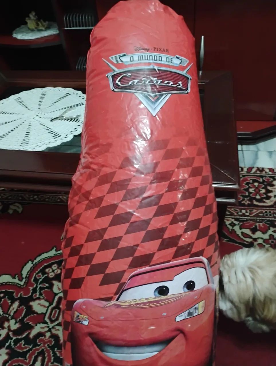 Brinquedo inflavel do Relâmpago McQueen