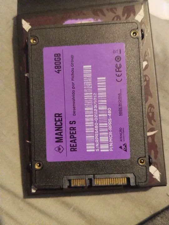 SSD SATA III 480GB MANCER REAPER S - CAPACIDADE 480GB - LEITURA 550 MB/s - ESCRITA 490MB/s - Foto 5