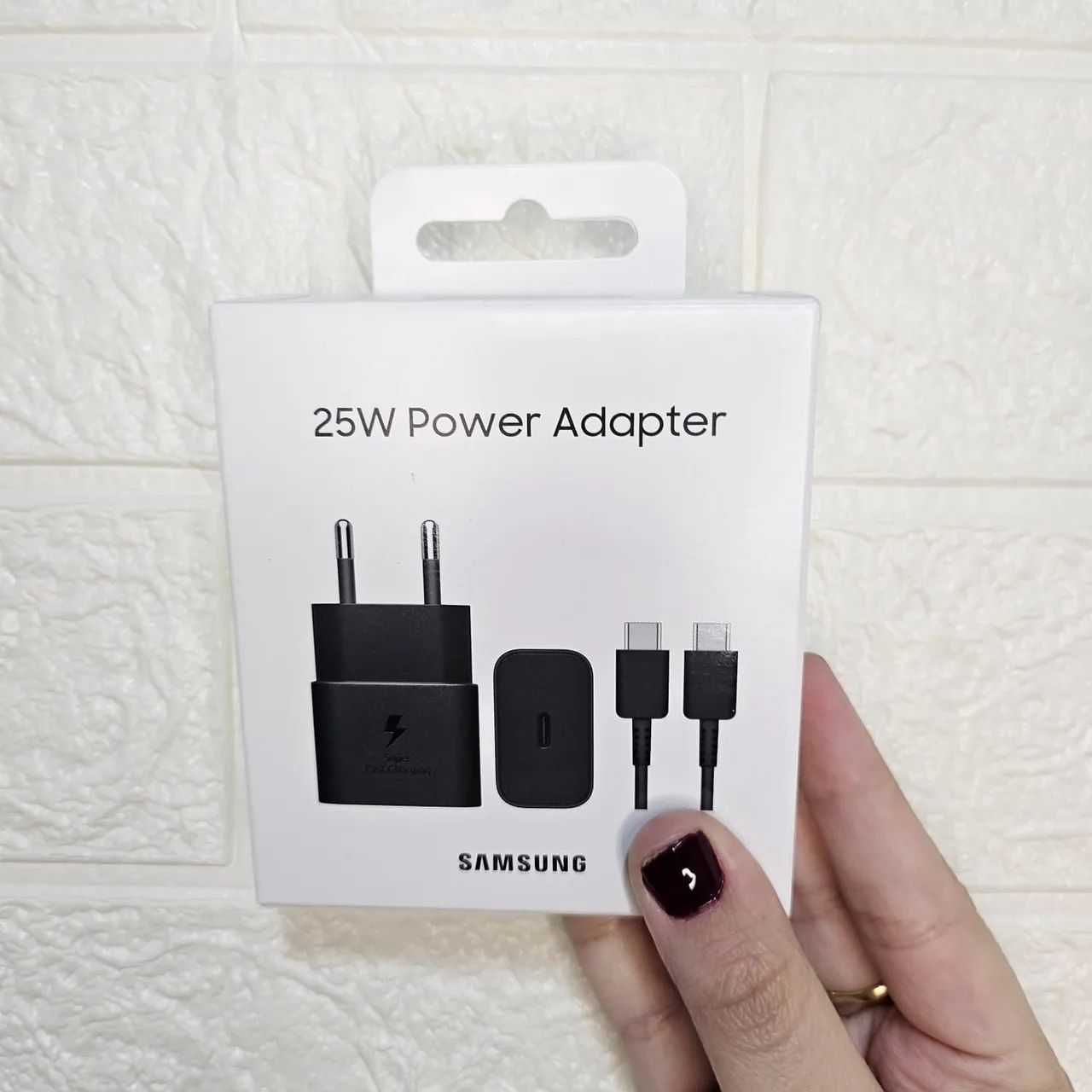 Carregador ORIGINAL Samsung 25W POWER Adapter tipo C com C, LACRADO.  - Foto 5