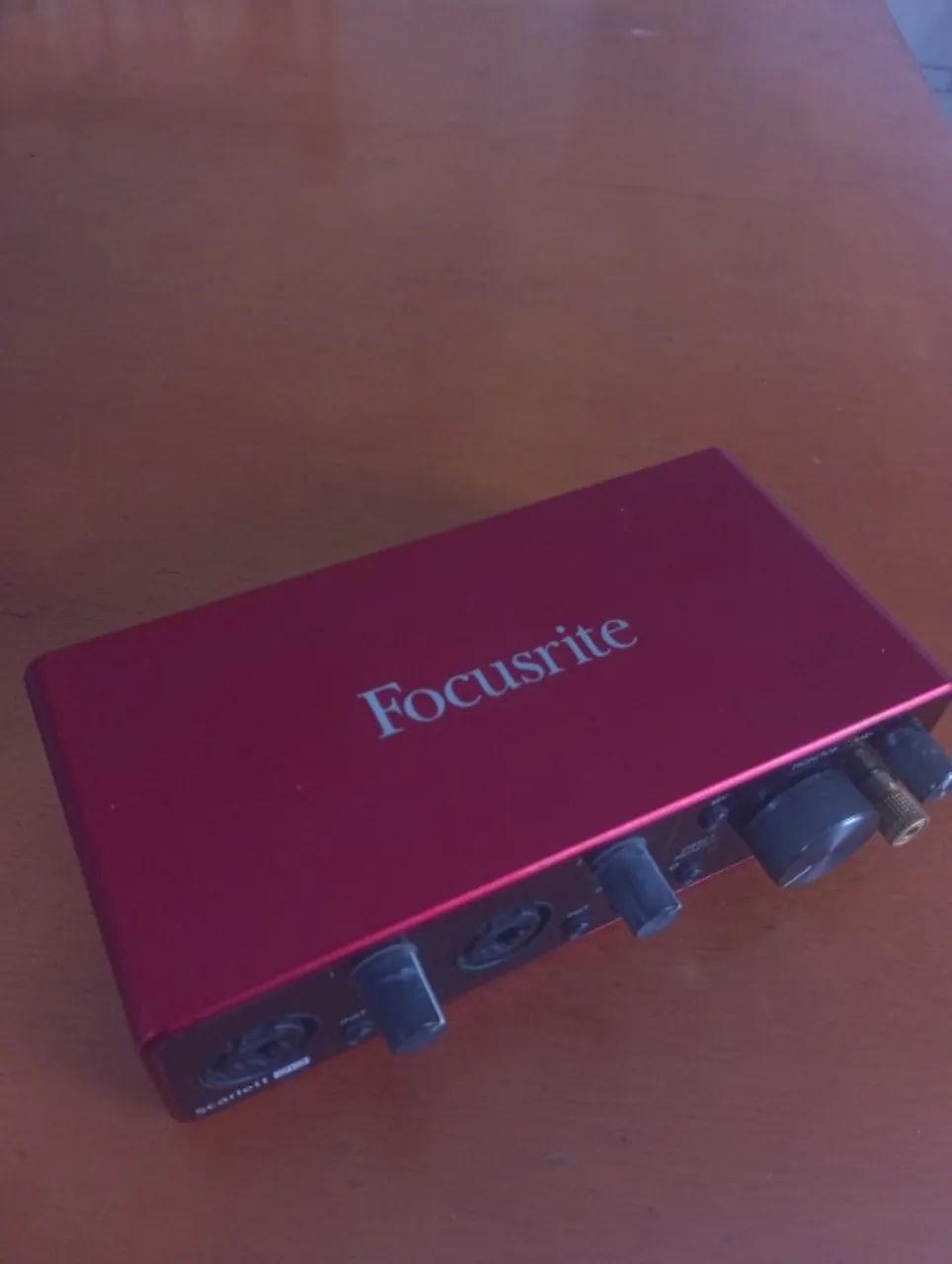 Placa de áudio Focusrite 2i2 3 geração 64292073188739120