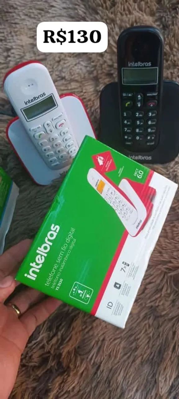 Telefone Sem Fio Digital intelbras novo lacrado  - Foto 4