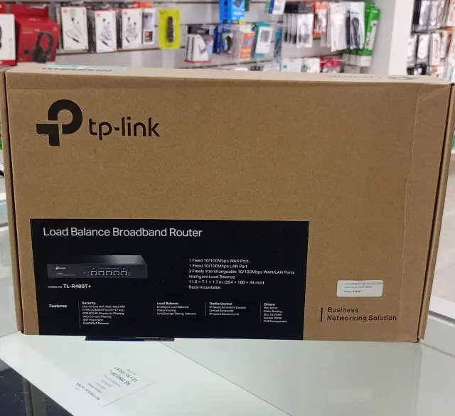 Roteador TPLink TL-R480T+ Banda Larga com Balanceamento de Carga