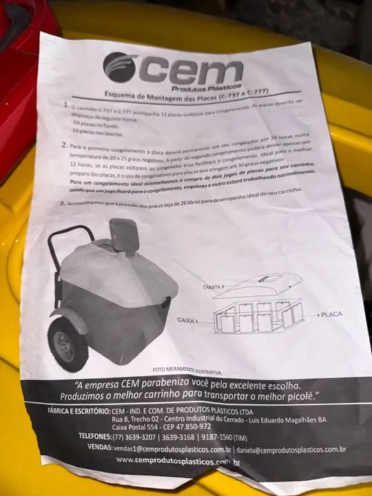 Carrinho de picolé  - Foto 2