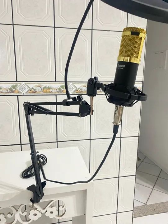 Microfone BM-800 Profissional para Gravação e Streaming - Foto 6
