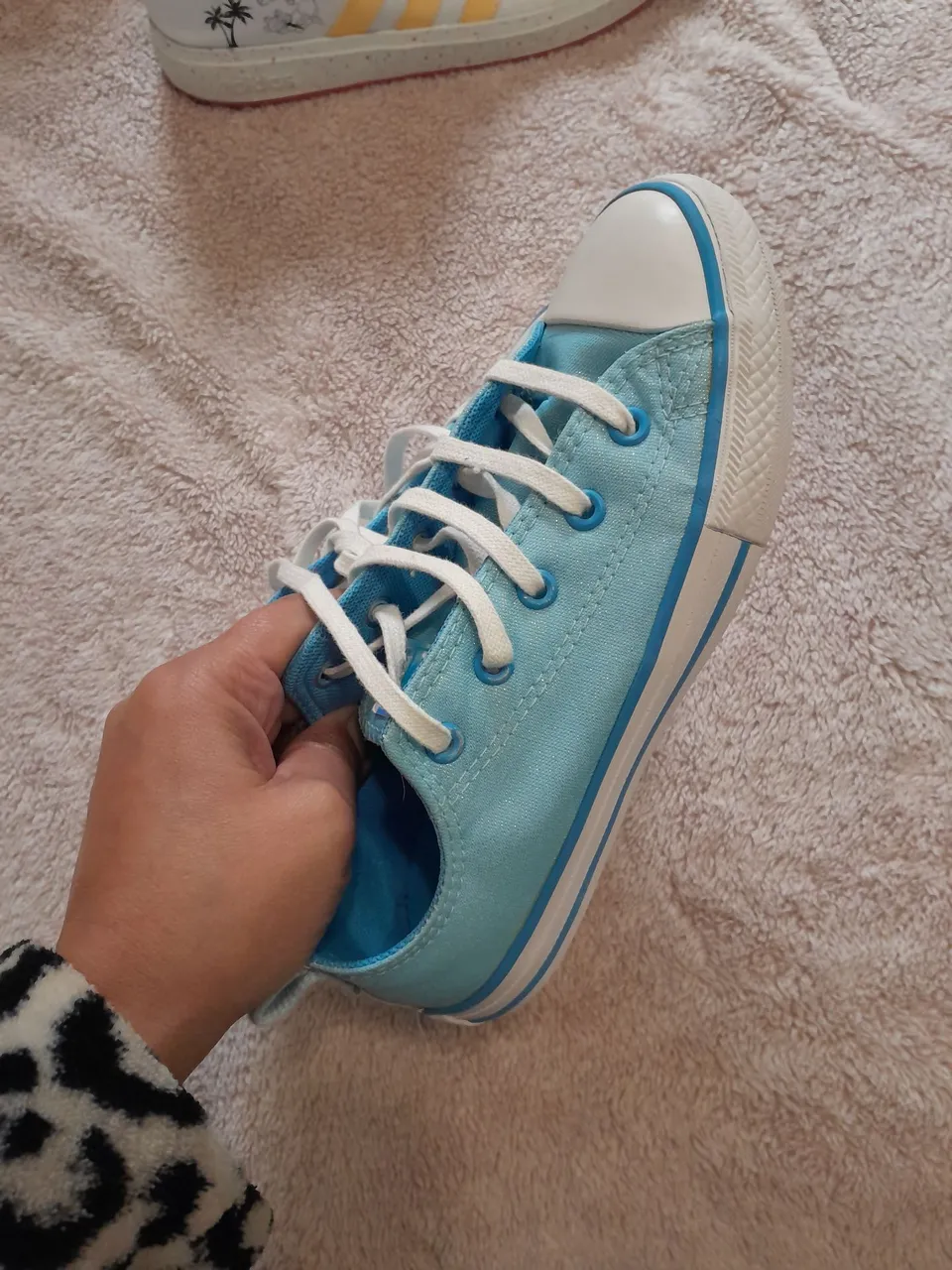 Tênis Converse Infantil Azul Claro