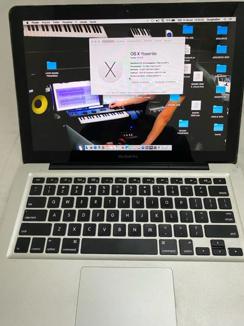 MacBook Pro 13" 2012 Yosemite - Intel Core i5