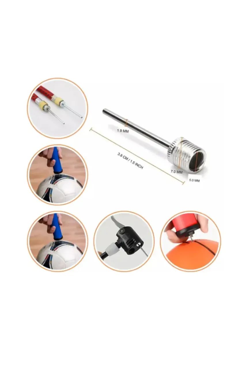 KIT BICOS DE BOLA PARA ENCHER 5 PEÇAS STARTOOLS AR0394 - Foto 4