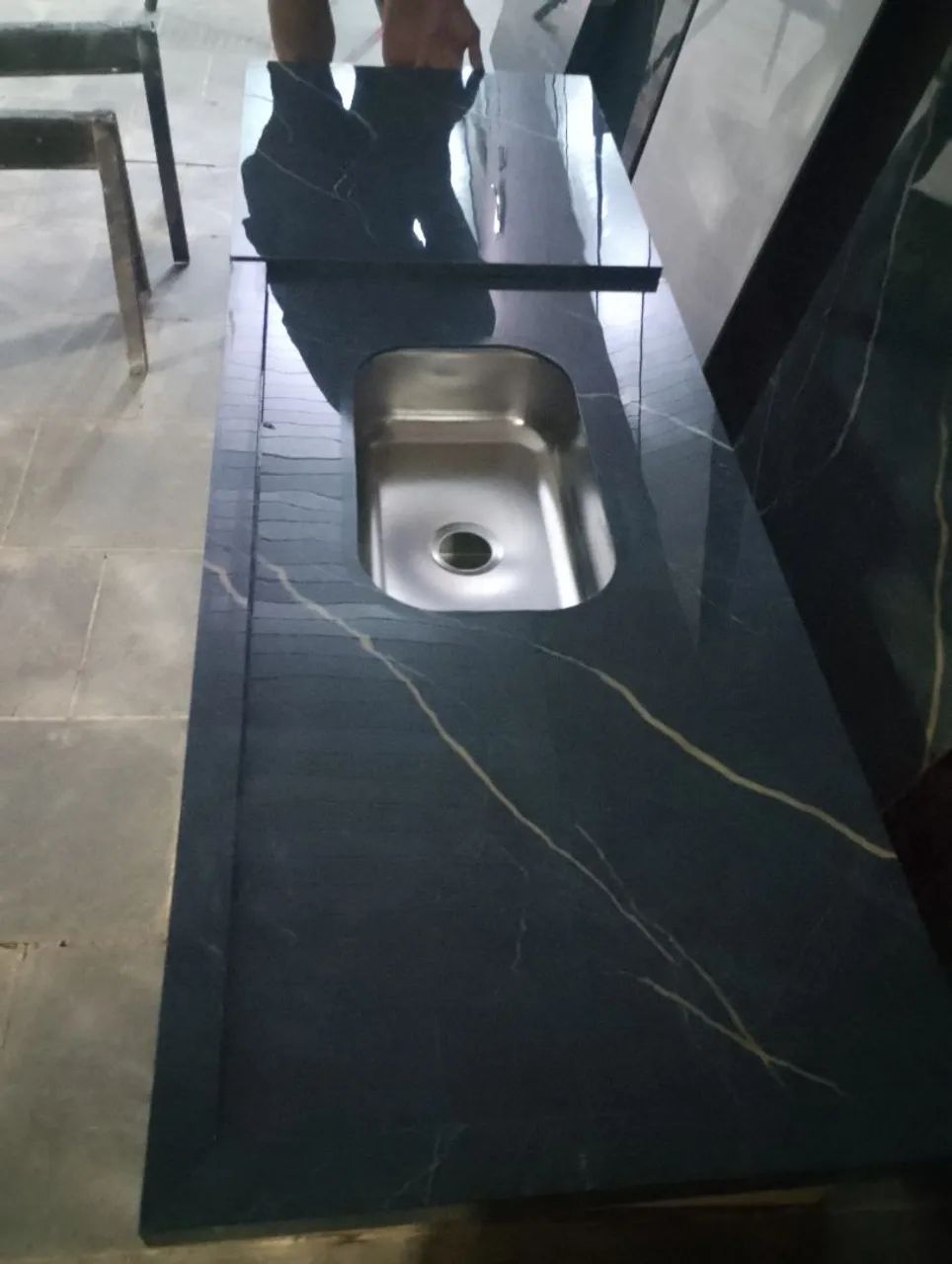 Pia em Porcelanato 1,20x60 - Foto 3