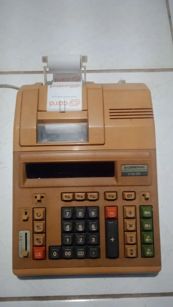 Calculadora General 2120 PD Com Impressão