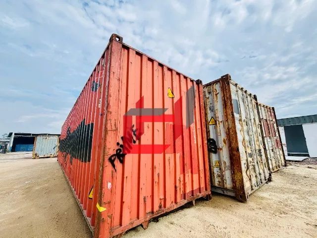Container seco 40 pés HC - uso em depósito ou construção - Foto 4