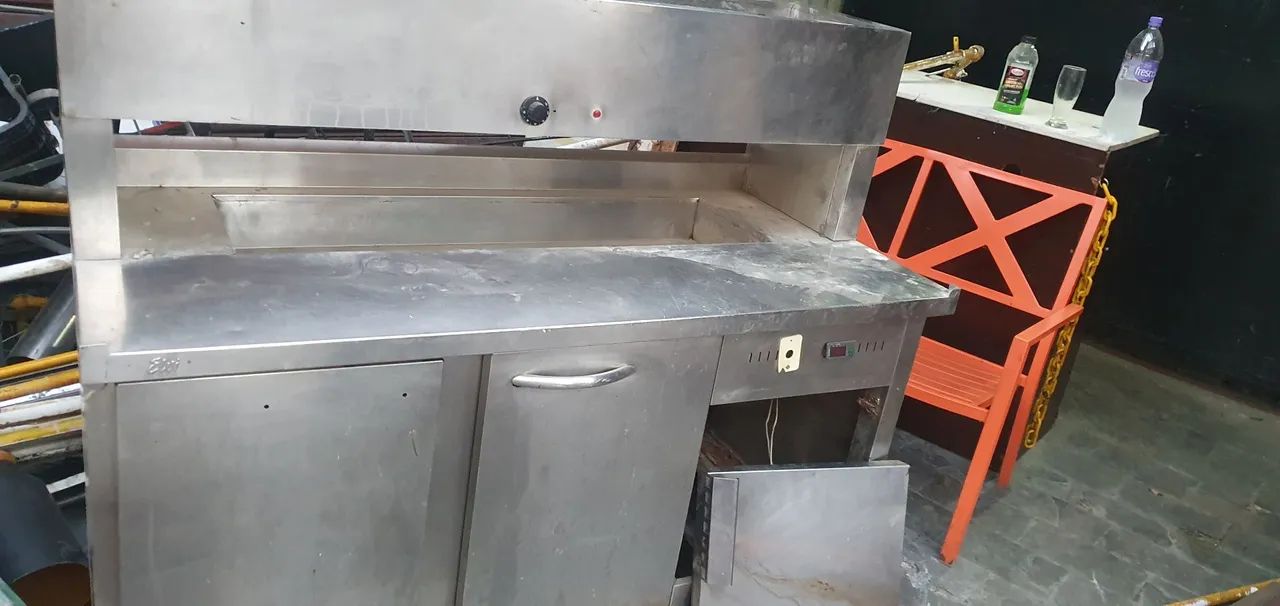 Balcão de Aço Inox para Comércio etc 