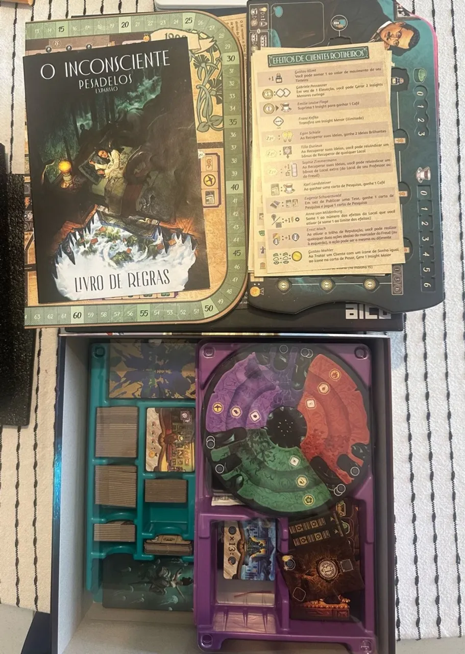 Jogo de Tabuleiro O Inconsciente - Pesadelos