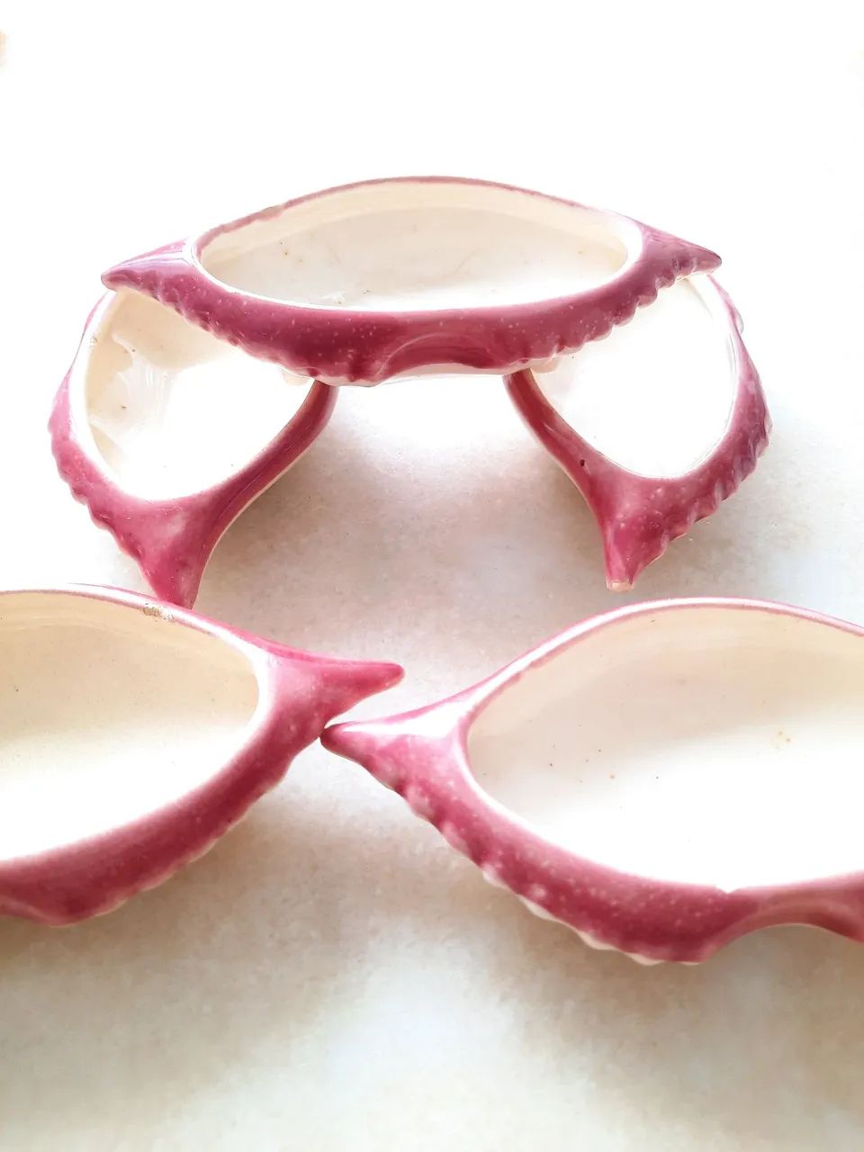 Conjunto de mini petisqueiras vintage porcelana  - Foto 5