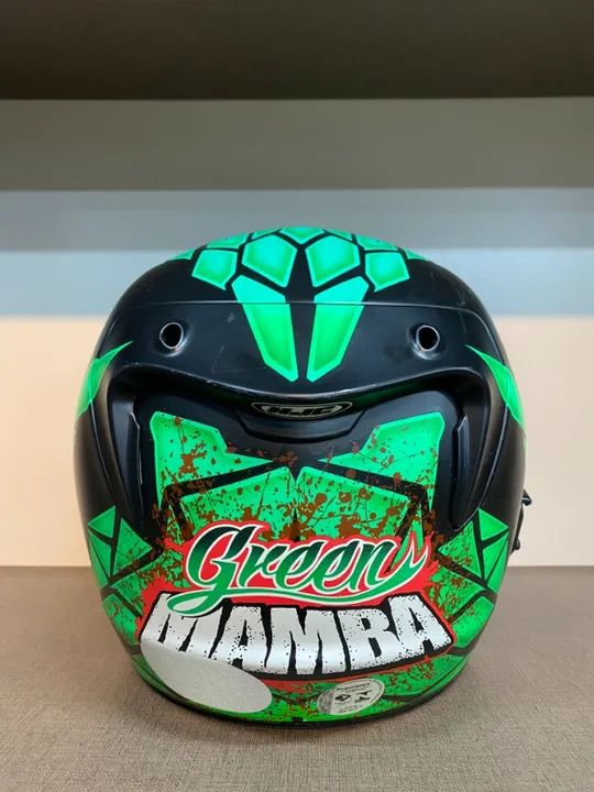 Capacete Hjc R-pha 10 Mamba Tamanho 58 Seminovo Peças para motos