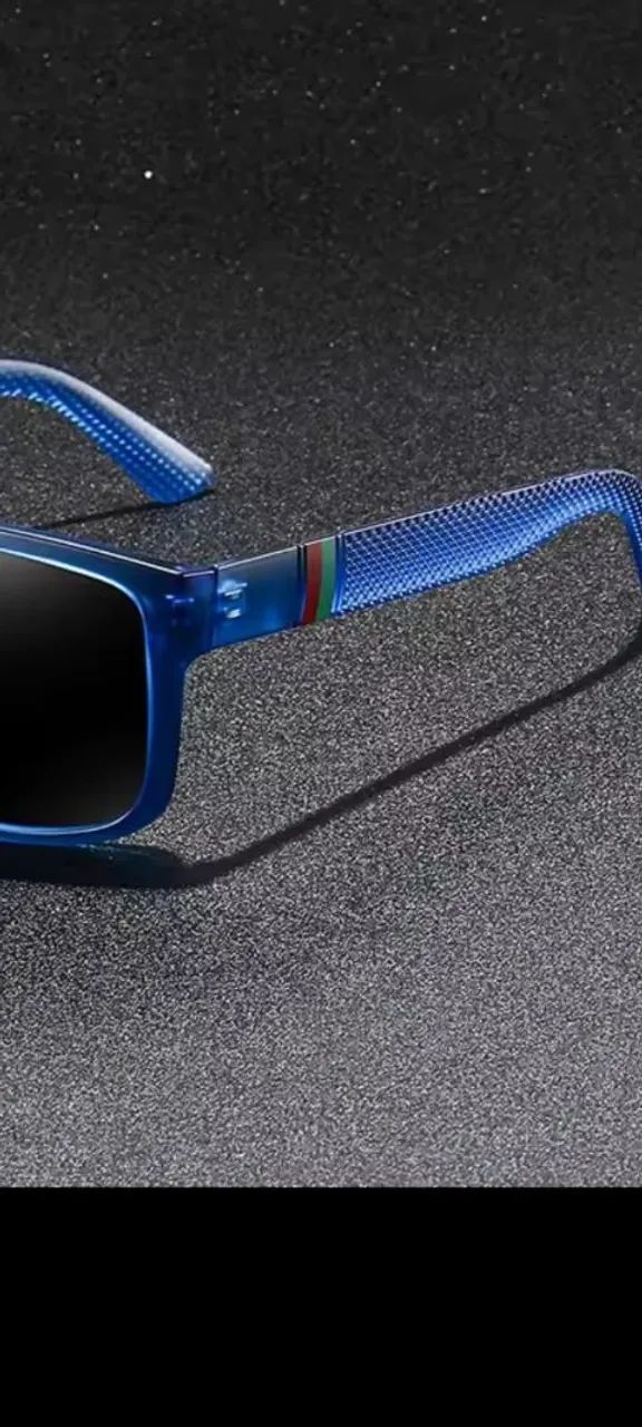 ÓCULOS DE SOL VINTAGE UV 400 protection Azul. - Foto 3
