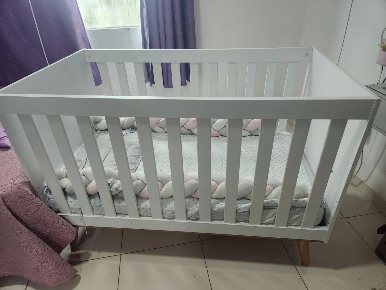 Berço 3 em 1 Carolina Ludmila