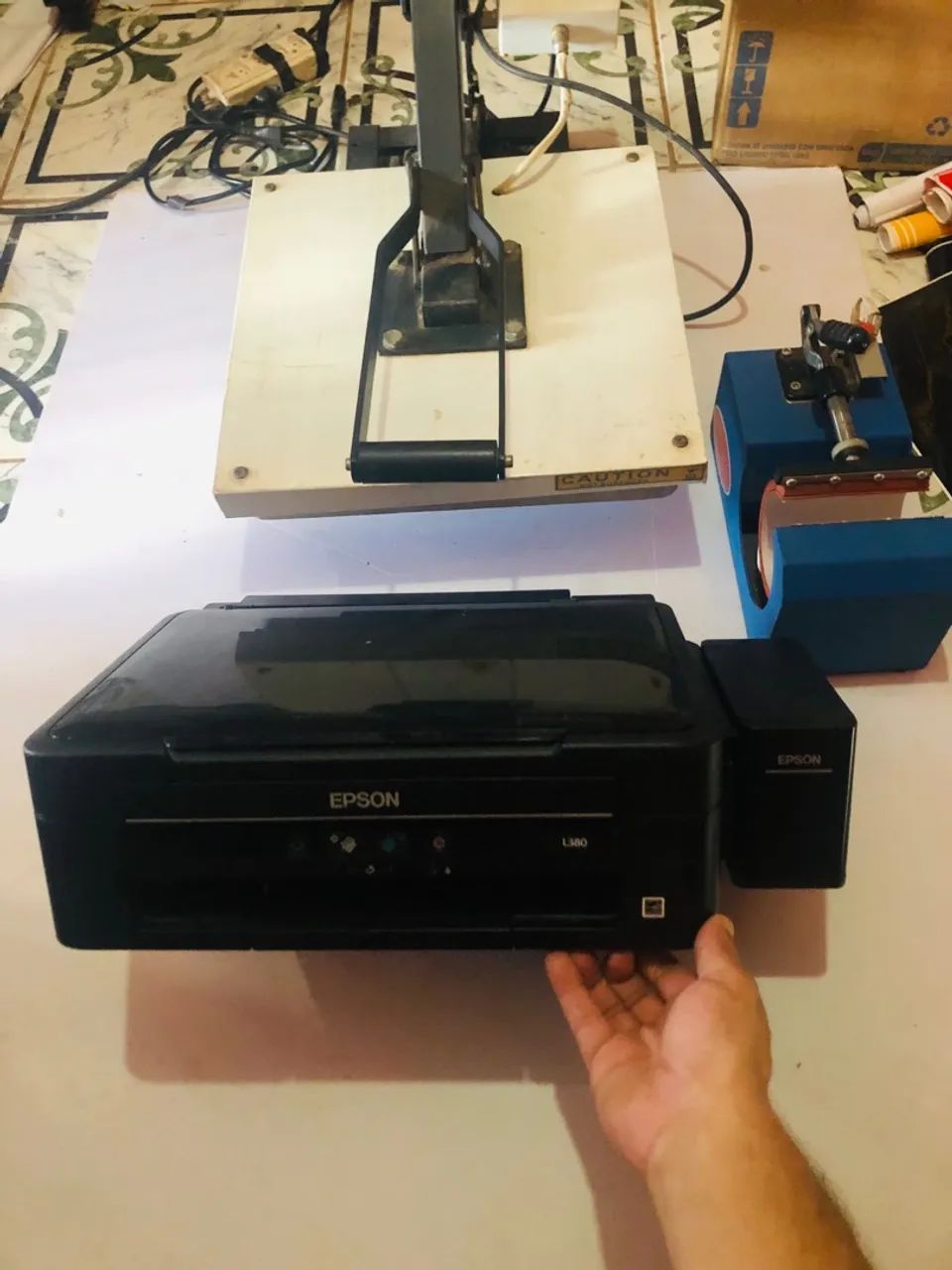Epson L380 Printer and Sublimation Equipment