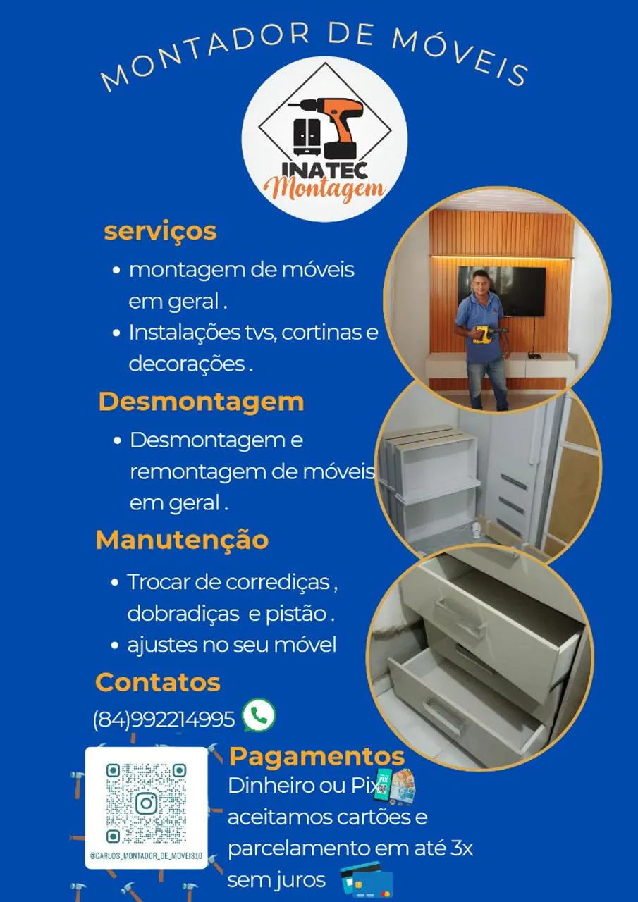 Montador de móveis natal e Parnamirim
