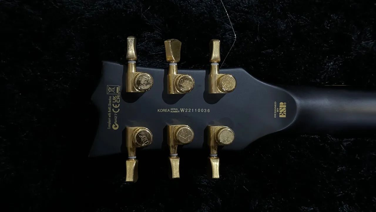 Guitarra LTD-EC1000 Deluxe BLACK VINTAGE COM CASE - Foto 5