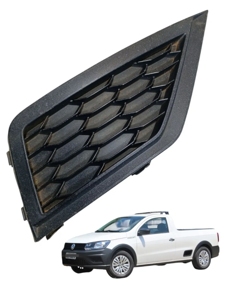 Grade Farol Milha Direito Saveiro G7 G8 2021