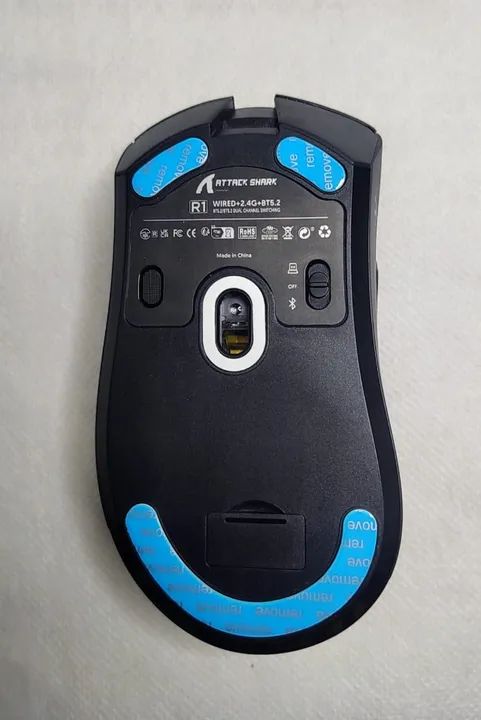 Mouse Attack Shark R1 Tri-Mode - NOVO - Foto 5