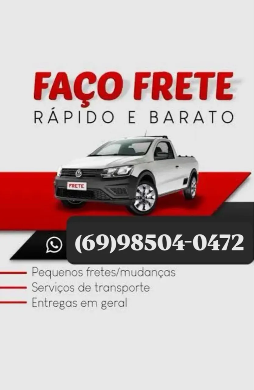 frete pequenos em Porto Velho *