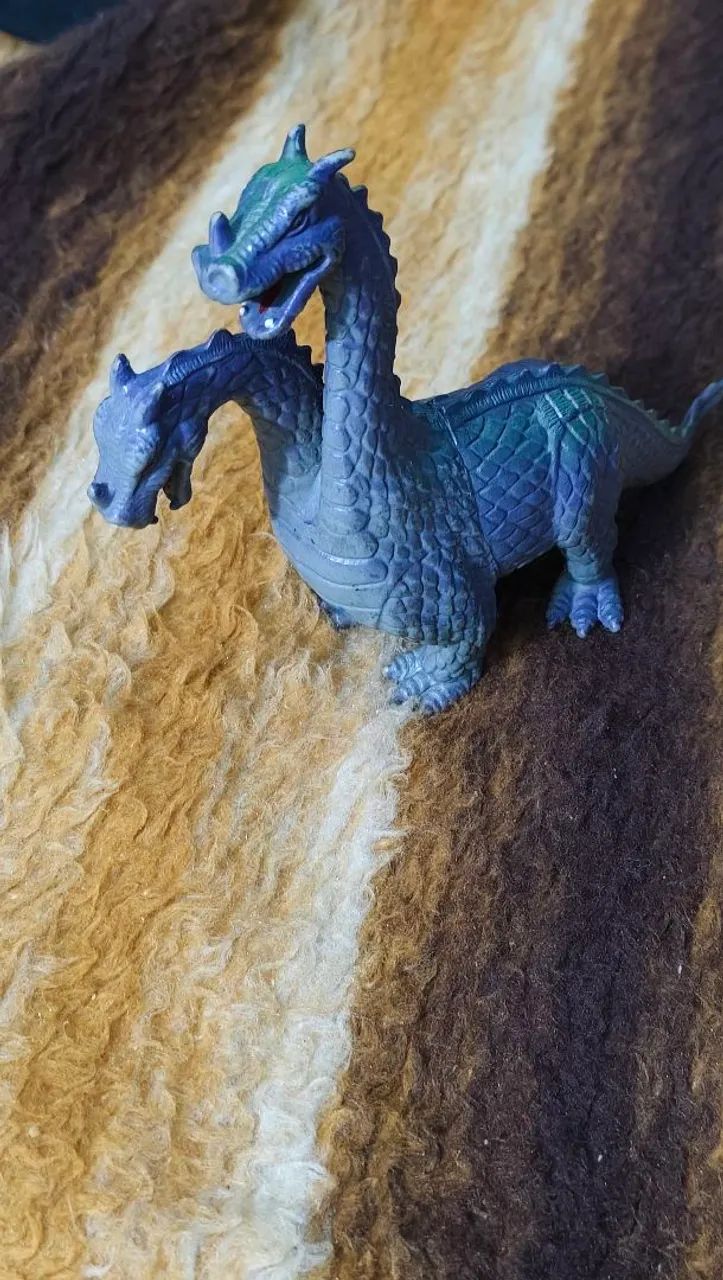 Drake de Borracha Roxo - 20 cm | Duas Cabeças