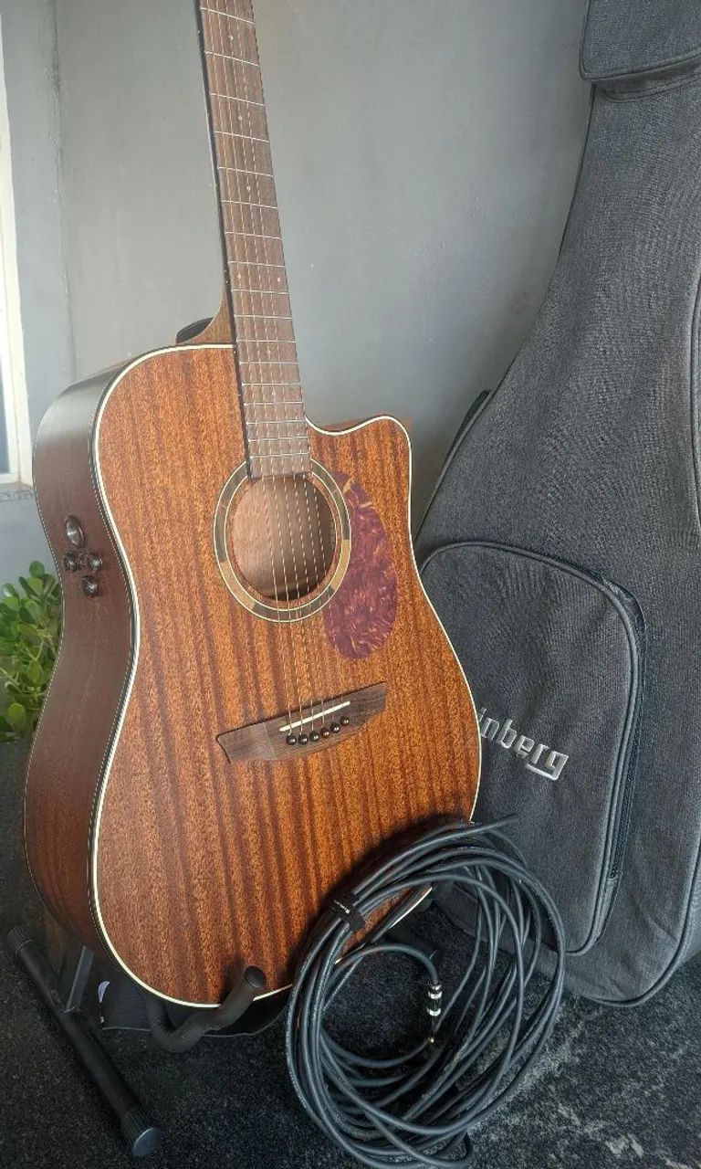 Violão Acústico Strinberg DD1C MGS - Foto 4