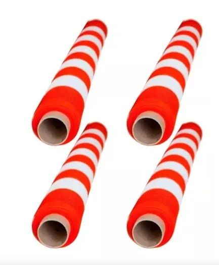 Venda Tela Tapume de Sinalização Branca e Laranja - Foto 3