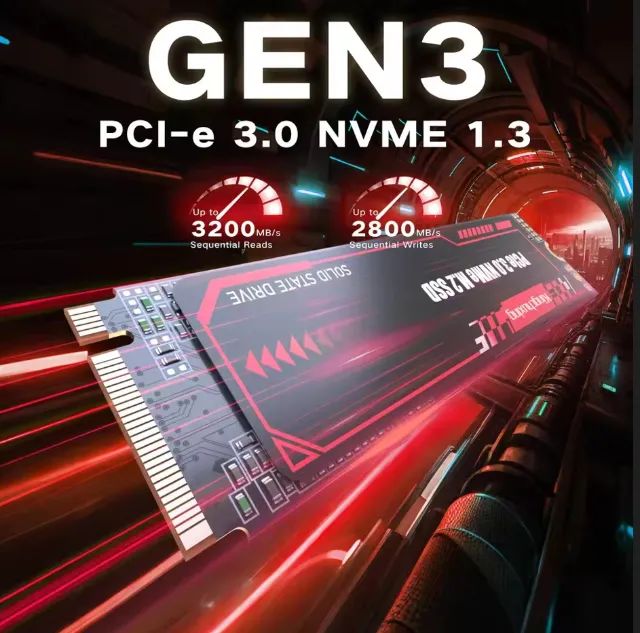 SSD NVME PCIe 3.0 KINGCHUXING 1 TB 3200 MB/s - Foto 4