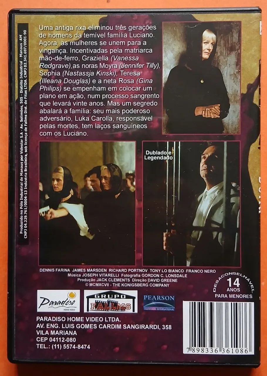 Dvd Bella Máfia - Nastassja Kinski  - Foto 2