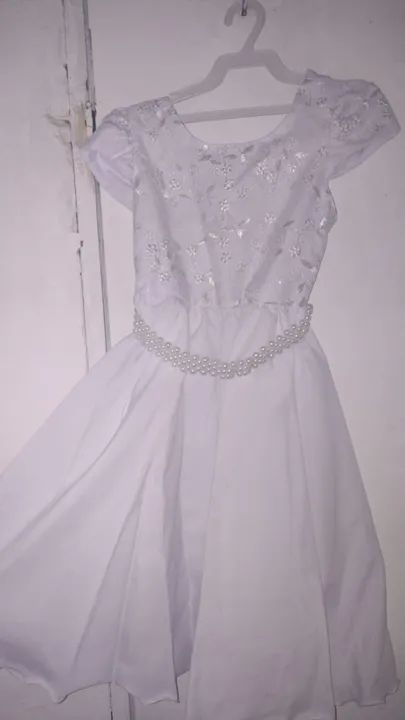 Vestido Branco Daminha 