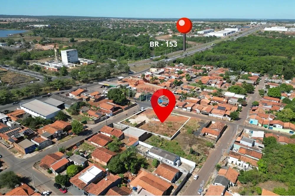 TERRENO COMERCIAL À VENDA NO BAIRRO JK, A 100 METROS DA BR 153 EM ARAGUAÍNA TO.