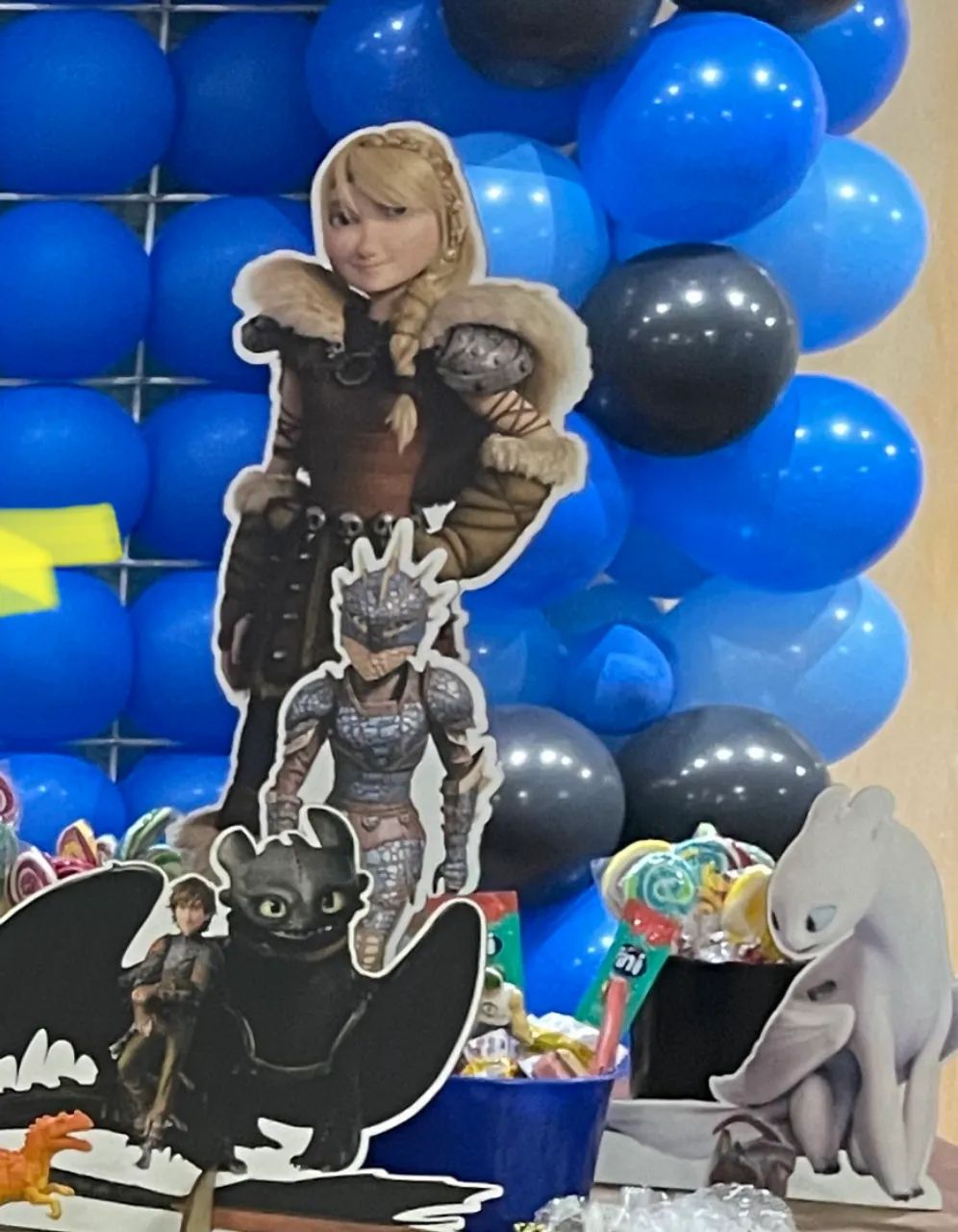 DECORAÇÃO DE FESTA (COMO TREINAR SEU DRAGÃO) - Foto 5