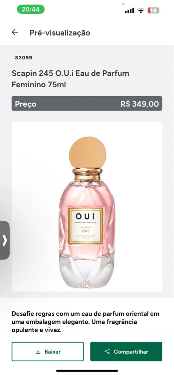Produtos O Boticário e Oui