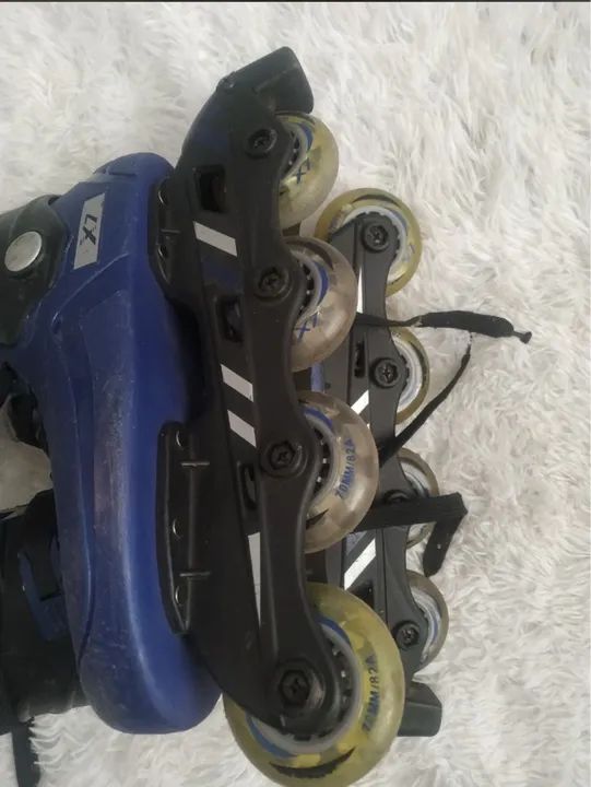 Patins n 37 x7 Inline 4 Rodas XT - Foto 4
