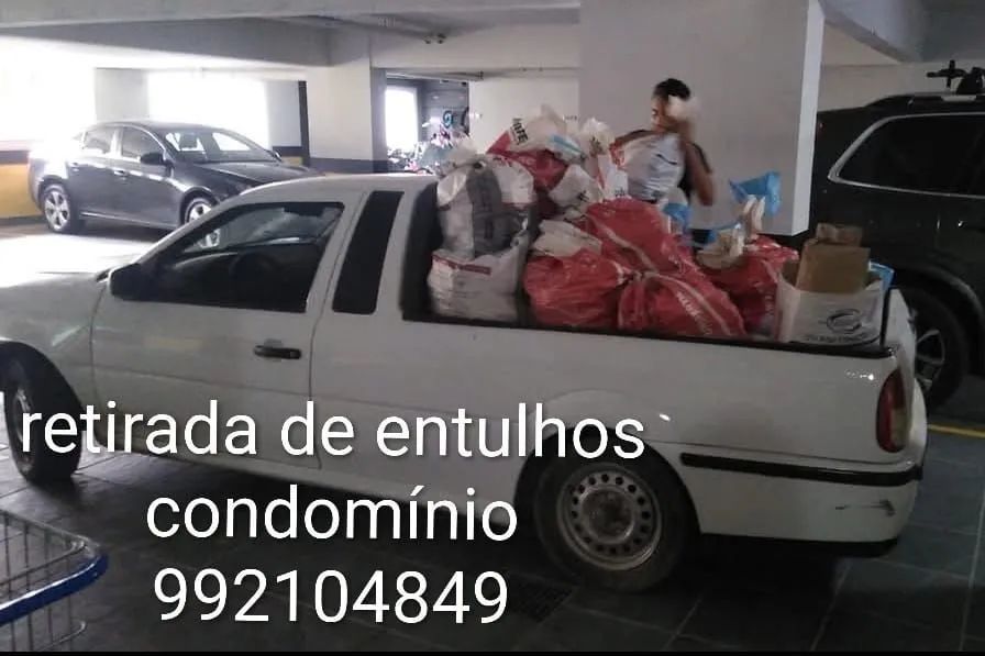 Retirada entulho condomínio 