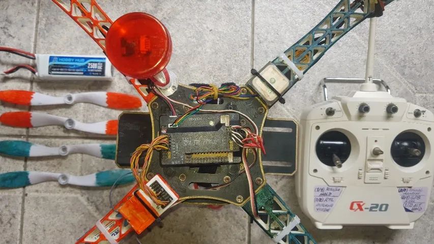 Drone F450 com Radio controle CX20. Funcionando 100%  - Foto 2